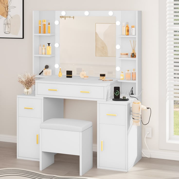 Dressing Table with Mirror